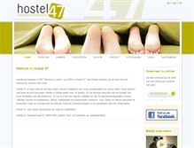 Tablet Screenshot of hostel47.com